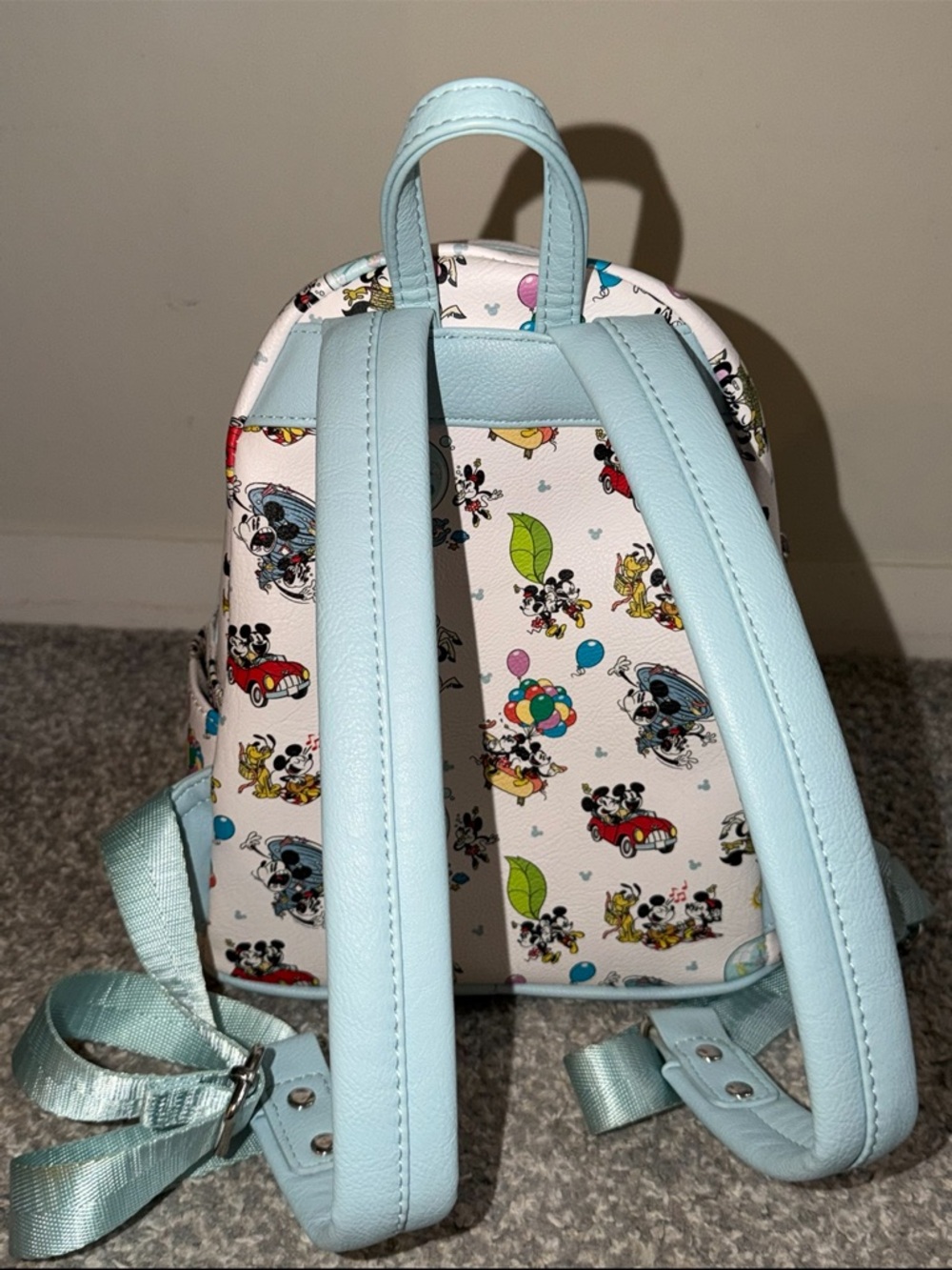 Disney Loungefly Mickey & Minnie Runaway Railway Mini Backpack - Picture 6 of 9